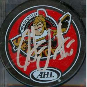  Antoine Vermette Signed Hockey Puck 