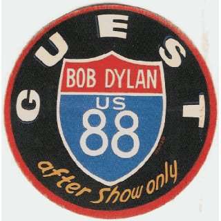  Bob Dylan Original Backstage Pass 1988