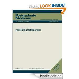 Preventing Osteoporosis (Postgraduate Medicine) JTE Multimedia 