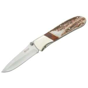  Magnum Knives M84 Exquisite Linerlock Knife with Genuine 
