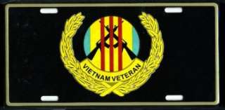 Vietnam Veteran Aluminum Auto License Plate Vet Sign  