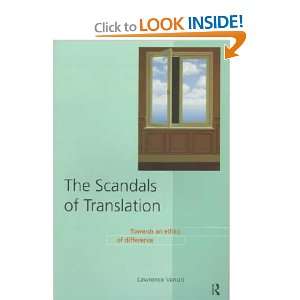  The Scandals of Translation Lawrence Venuti Books