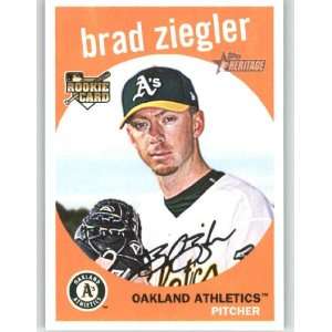  2008 Topps Heritage High Number #719 Brad Ziegler SP RC 
