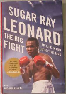 Sugar Ray Leonard The Big Fight Signed Book 1/1 Boxing  