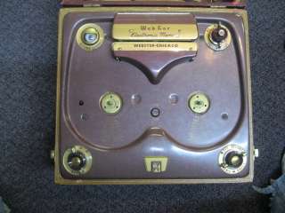 Vintage Webster  Chicago Reel to Reel Model 210 1  