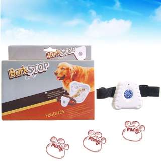 Small Ultrasonic Anti Bark Dog Training Shock Control Collar  
