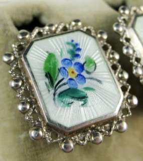 forget me nots breathtaking enamel work and ornate silver surrounds