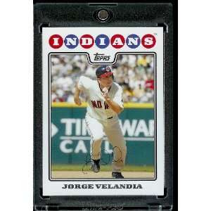  Jorge Velandia   Cleveland Indians   2008 Topps Updates 