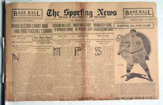 April 3,1918 SPORTING NEWS Carl Mays/Ray Fisher 8 Pgs  