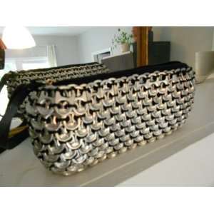    Soda Tab Purse Clutch Recycled Eco Chainmail 