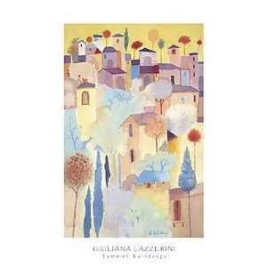  Summer Buildings By Giuliana Lazzerini Highest Quality Art 