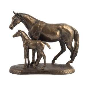   Horse Mare & Foal Signed Harriet Glen Equestrian