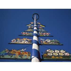  View of Munichs Maypole with the Professions of the City 