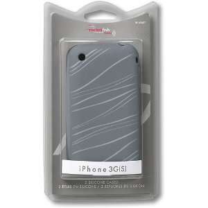 Rocketfish Mobile Silicone Case for Apple iPhone (2 Pack)   Black/Gray 