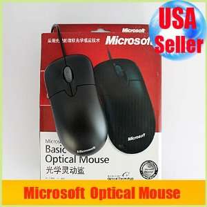   Microsoft Basic USB Optical Mouse For PC/MAC WS 001 