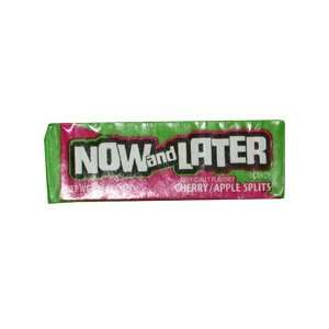 Now & Later Cherry/Apple 1.26 oz   24 Grocery & Gourmet Food