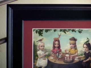 MARK RYDEN ALLEGORY OF THE FOUR ELEMENTS FRAMED LOWBROW  