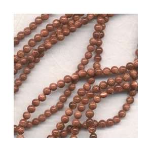  4mm Goldstone Round Beads Arts, Crafts & Sewing