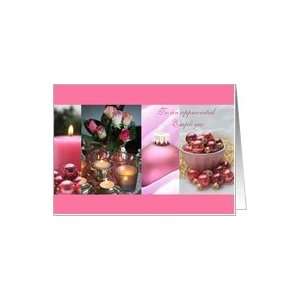to appreciated employee   Happy Holidays Pink Christmas Collage card 