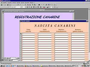 GESTIONE ALLEVAMENTO CANARINI  