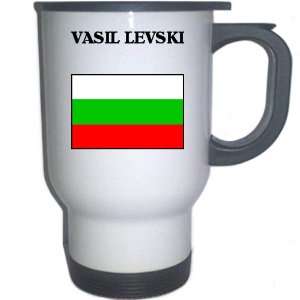 Bulgaria   VASIL LEVSKI White Stainless Steel Mug 