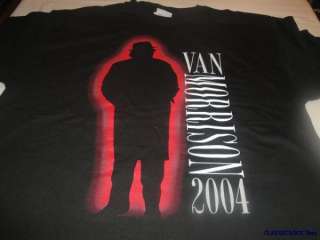 VAN MORRISON Tour 2004 T SHIRT L Official  