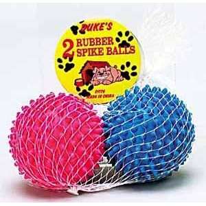  Rubber spike dog balls   Case of 24
