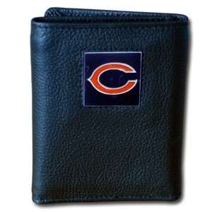  NFL Leather and Nylon Trifold   Chicago Bears Sports 