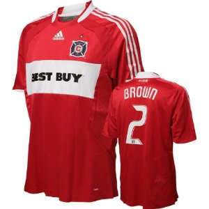  C.J. Brown Game Used Jersey Chicago Fire #2 Short Sleeve 