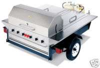 BBQ Grill TG 1 Crown Verity Tailgate Barbecue BBQ Concession Trailer 