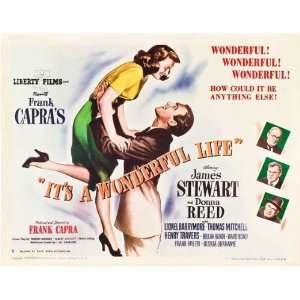 Wonderful Life Movie Poster (22 x 28 Inches   56cm x 72cm) (1946) Half 