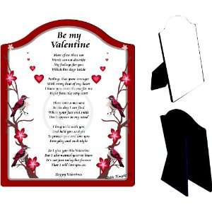  Be My Valentine   Valentine Poem Touching 8x10 Poem with 