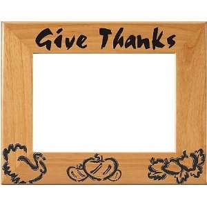  Thanksgiving Give Thanks Picture Frame Baby