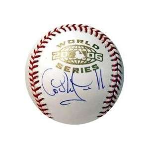 Carlos Guillen autographed 2006 World Series Baseball (Detroit Tigers 