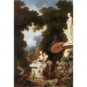   Greeting Card Fragonard The Confession of Love