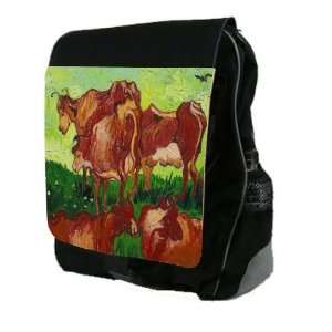 Van Gogh Art Les Vaches Back Pack   School Bag Bag   Laptop Bag  Book 