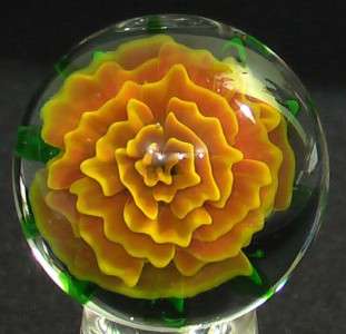 RPC Marbles XXL Hand Made Glass Marble Amber Ambience  