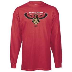  Atlanta Hawks Primary Logo Long Sleeve T Shirt Sports 