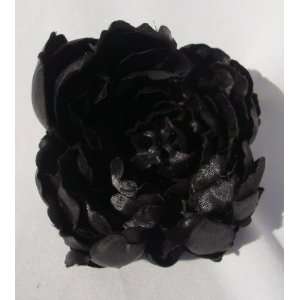  NEW Black Peony Hair Flower Clip, Limited. Beauty
