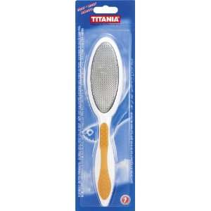  Titania Double Foot File, Stainless Steel Rasp, Rough and 