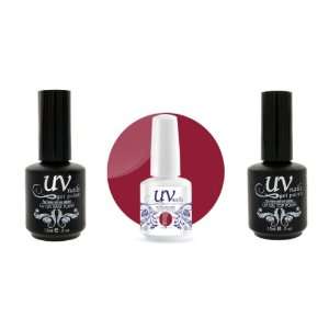 UV Nails Soak Off Gel Polish Moody Chick #199+Base & Top 