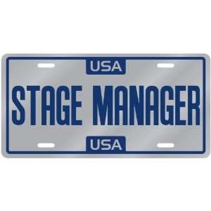  New  Usa Stage Manager  License Plate Occupations