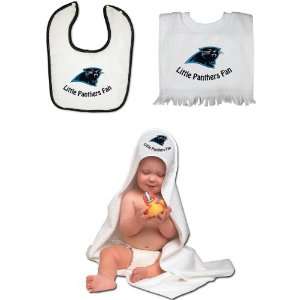 Mcarthur Carolina Panthers Toddler Bib And Bath Set  