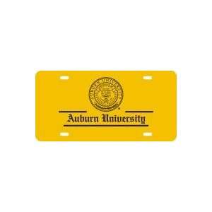  ETCHED SEAL AUBURN UNIV BAR GOLD/BLACK