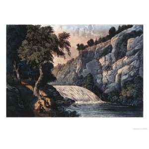 Tallulah Falls, Georgia Giclee Poster Print by Currier & Ives, 24x18