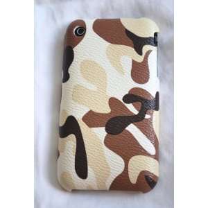   iPhone hard back case cover for 3g 3gs Army Brown 
