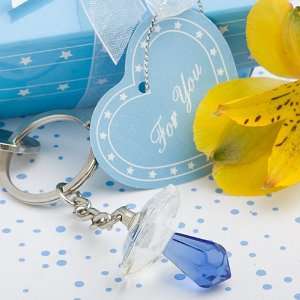   Crystal Collection pacifier key chains   boy