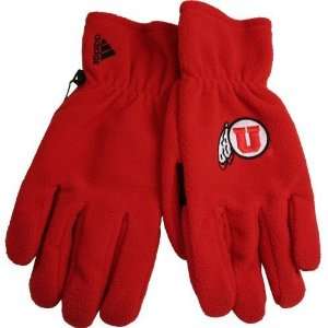 Utah Utes Fleece Gloves (Red)
