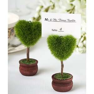   Favors  Unique Heart Design Topiary Place Card Holder (1   39 items