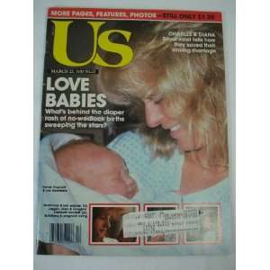 US Weekly Magazine March 25, 1985 Farrah Fawcett & Baby Son Redmond